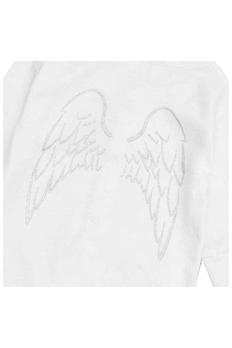 White Little Angel Pure Cotton Romper Sleepsuit