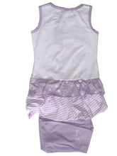 Load image into Gallery viewer, Girls Pink Lilac Spring Holiday Print Sleeveless Top &amp; Leggings Set Party Outfit
