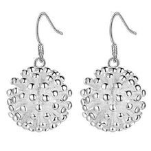 Load image into Gallery viewer, Silver Half Moon High Quality Geometric Hook Earrings
