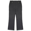 Grey Back Elasticated Bootcut School Trousers