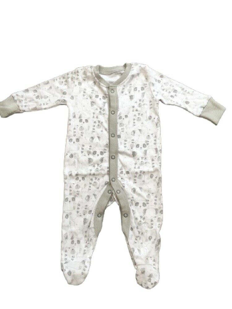 Multi Print Cactus Cotton Romper Sleepsuit