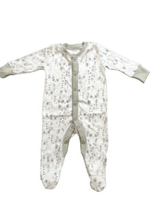 Multi Print Cactus Cotton Romper Sleepsuit