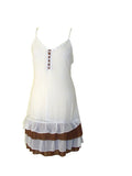 Beige Chiffon Strappy Dress