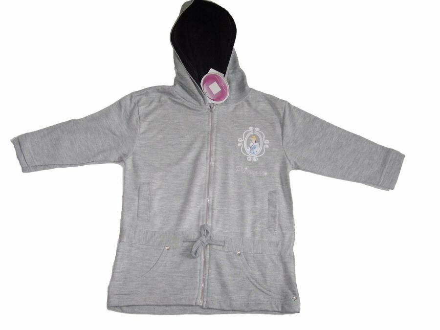 Grey Disney Princess Hooded Cardigan