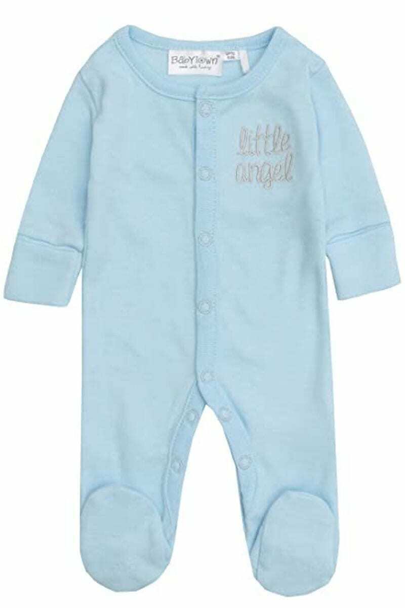 Blue Little Angel Pure Cotton Romper Sleepsuit