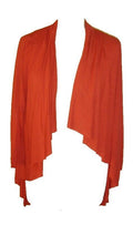 Red Waterfall Long sleeve Open Cardigan