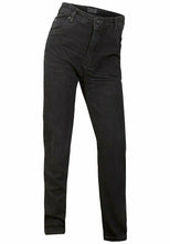 Load image into Gallery viewer, Boys Respect Black Wash Slim Fit Denim Jeans
