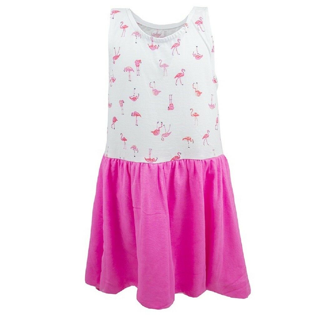 Pink Flamingo Jersey Cotton Dress
