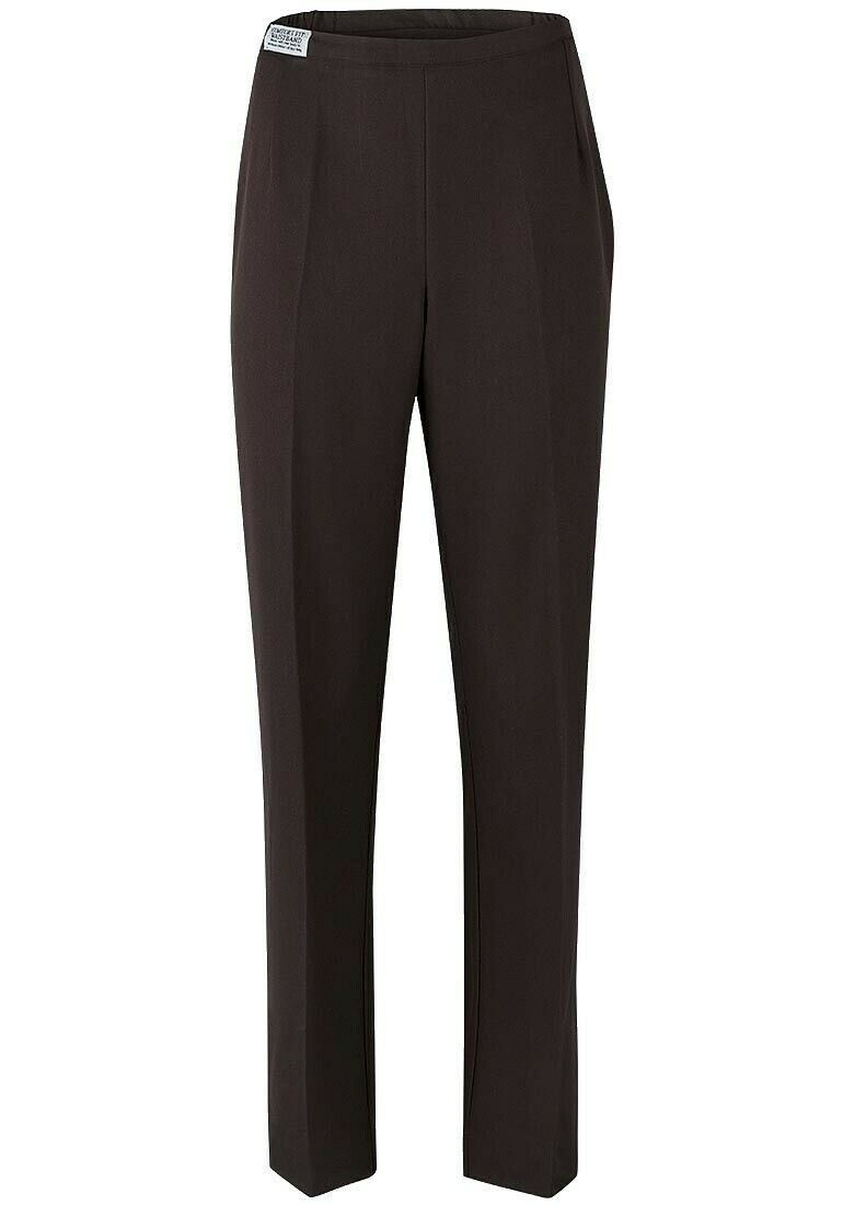 Brown Side Elasticated Waist Comfort Fit Trouser