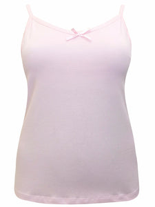 Pink Strappy Secret Support Adjustable Strap Cami Vest Top