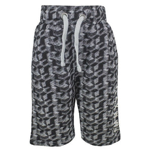 Urban Outlaws Black & White Bermuda Shorts
