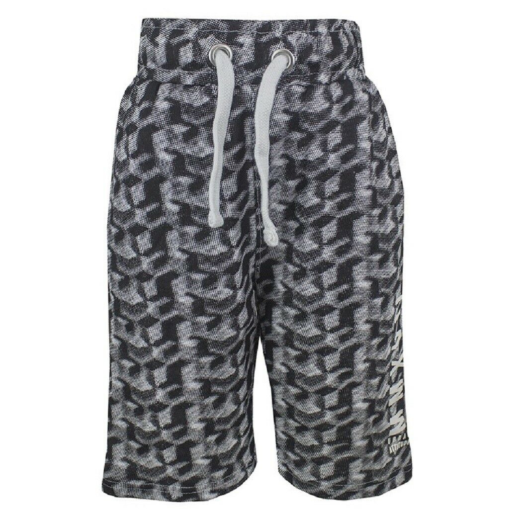 Urban Outlaws Black & White Bermuda Shorts
