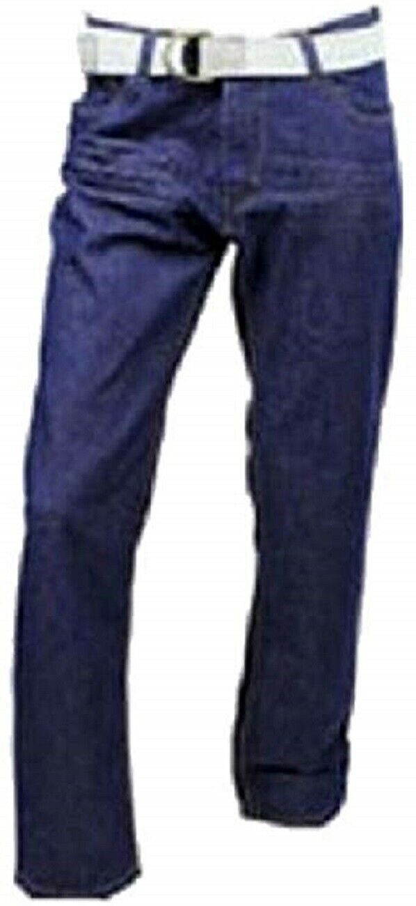 Galvanize Blue Denim Classic Jeans Plus Belt