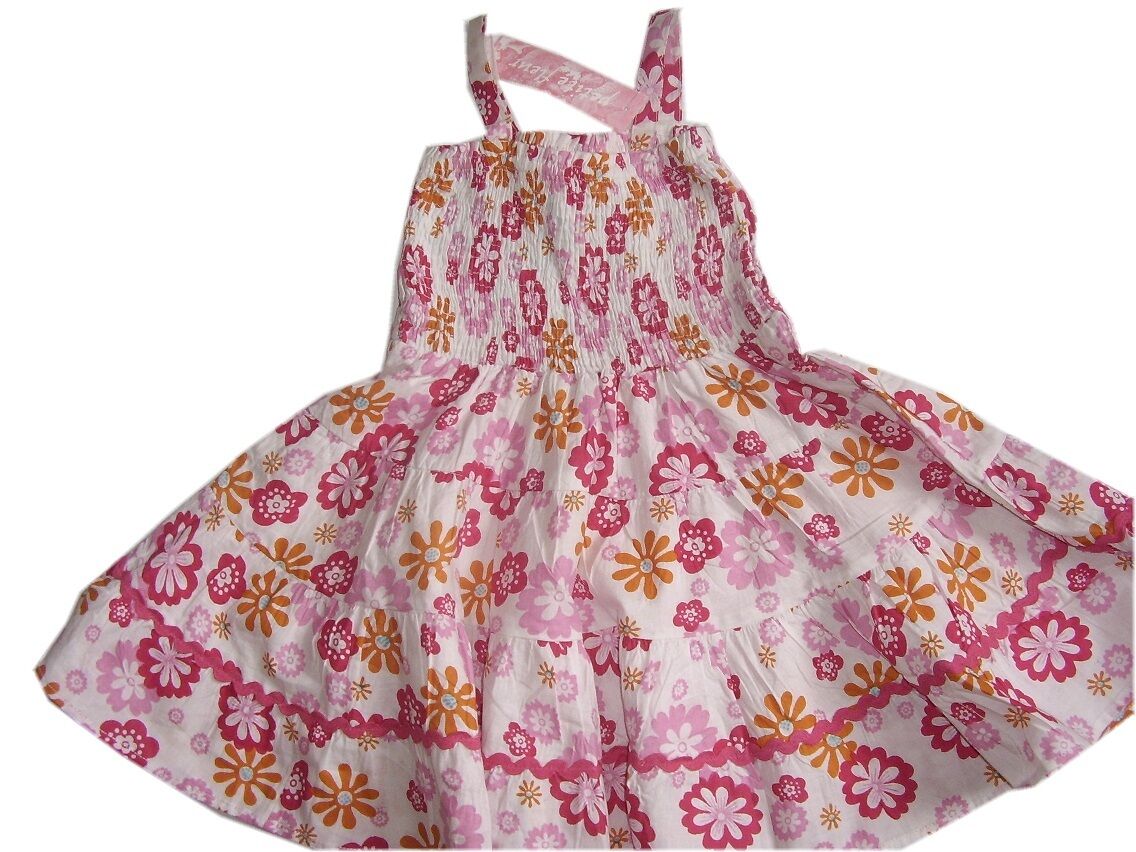 Pink Strappy Elasticated Bodice Dress