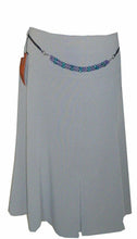 Load image into Gallery viewer, Light Purple A-Line With Ribbon &amp; Bead Tie Belt Skirt
