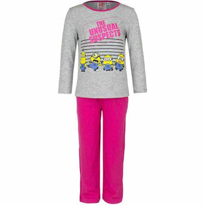 Grey & Pink Minions 'Usual Suspects'  Pyjamas Set