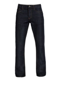 Black Identic Straight Leg Long Jeans