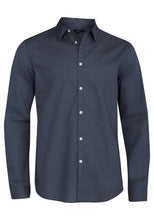 Load image into Gallery viewer, Mens Airforce Blue Cotton Blend Collared Shirt
