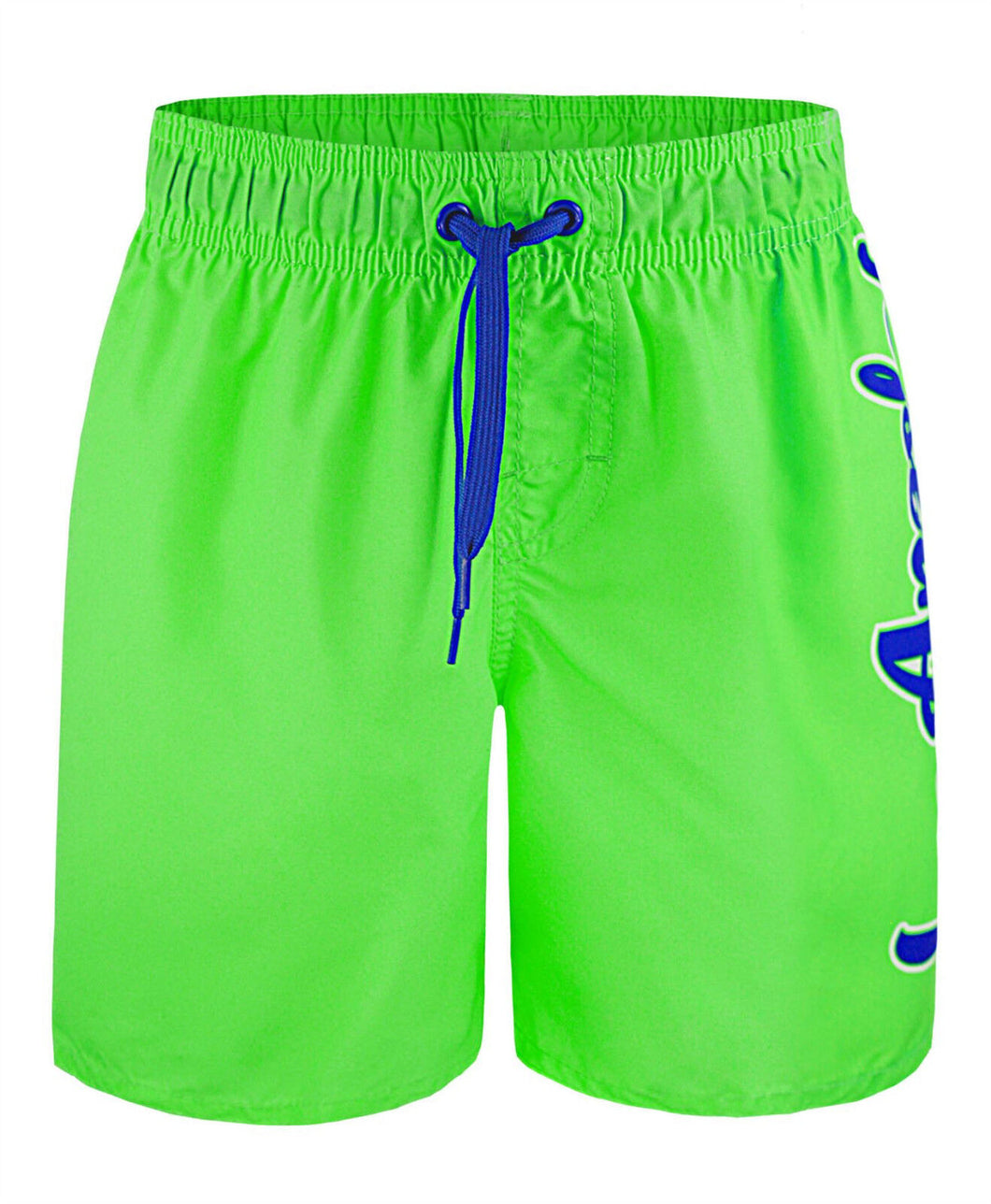 Boys Lime Green Miami Los Angeles New York Swimming Shorts