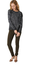 Load image into Gallery viewer, Grey Multi Loose Fit Soft Knit Jumper
