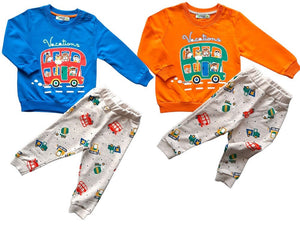 Boys Toddlers Vocation  Sweatshirt Top & Bottom Sets