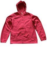 Load image into Gallery viewer, Pink Zipped Longsleeve Soft Fleece Hoodie
