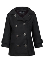 Load image into Gallery viewer, Dollhouse Wool Blend Hooded Winter Coat
