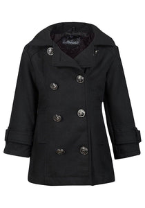 Dollhouse Wool Blend Hooded Winter Coat