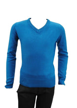 Load image into Gallery viewer, Kids Boys Girls Turquoise  Soft Knitted Jumper
