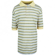 Load image into Gallery viewer, Yellow Blue &amp; Black Multi Stripe T-Shirt Top
