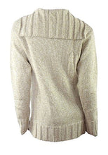 Load image into Gallery viewer, Beige Real Comfort Large Collar Tie Neck Jumper
