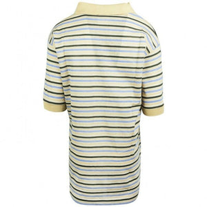 Yellow Blue & Black Multi Stripe T-Shirt Top