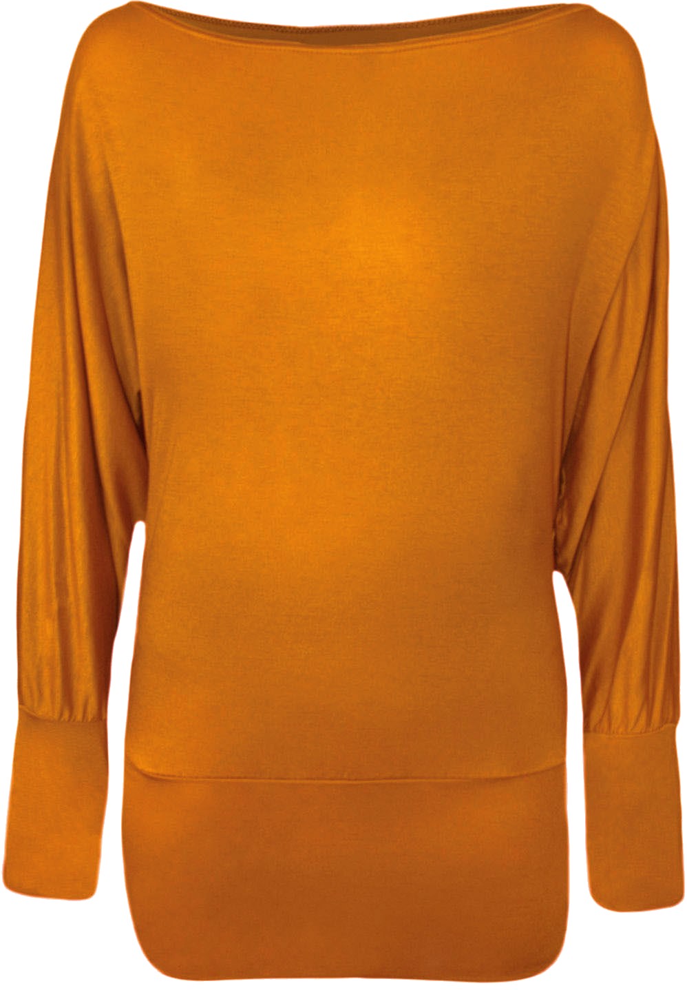 Round Neck Ruched Style Batwing Top