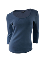 Load image into Gallery viewer, Ladies Pure Cotton Stretchy 3/4 Sleeve Top
